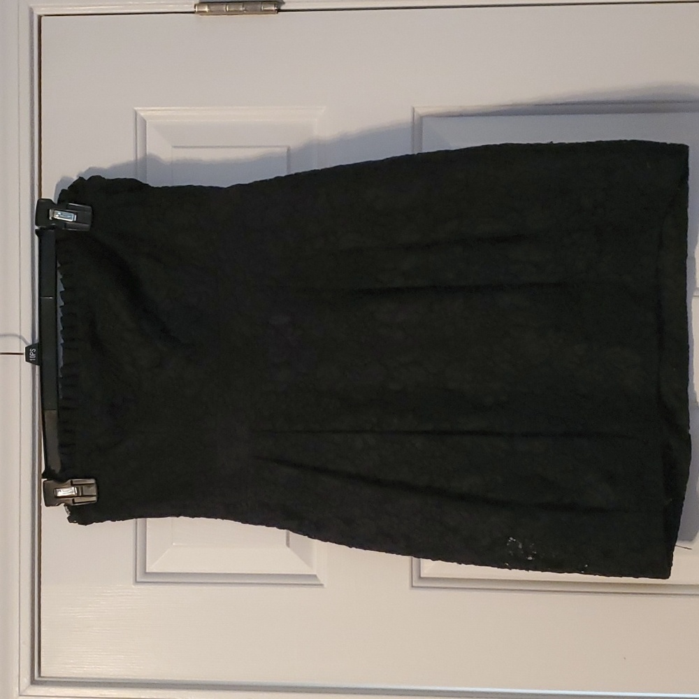 LN Alice+Olivia Black Lace Dress Size 6